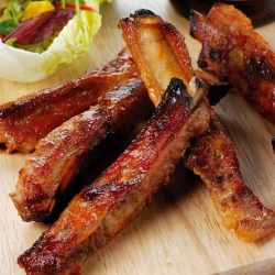 Barbecued Spare Ribs with Honey