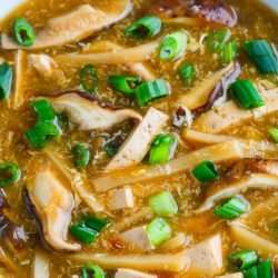 Hot and Sour Soup with Shredded Mixed  Vegetables