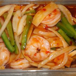 King Prawn in Szechuan Sauce