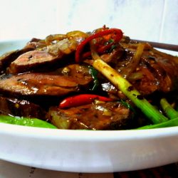 Beef in Black Bean Sauce