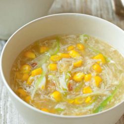 Sweet Corn Soup with Crabmeat