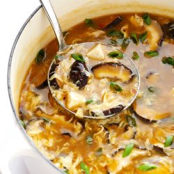 Hot and Sour Soup with Shredded Meat