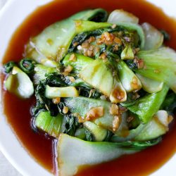 Stir Fried Chinese Pak Choi in Oyster Sauce
