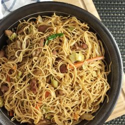 Roast Pork Chow Mein