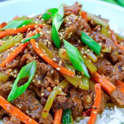 Beef in Szechuan Sauce