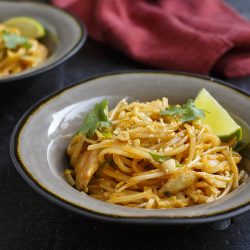 Pad Thai Noodles with Chicken