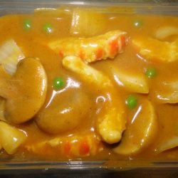 King Prawns and Mushrooms (contains wheat flour)